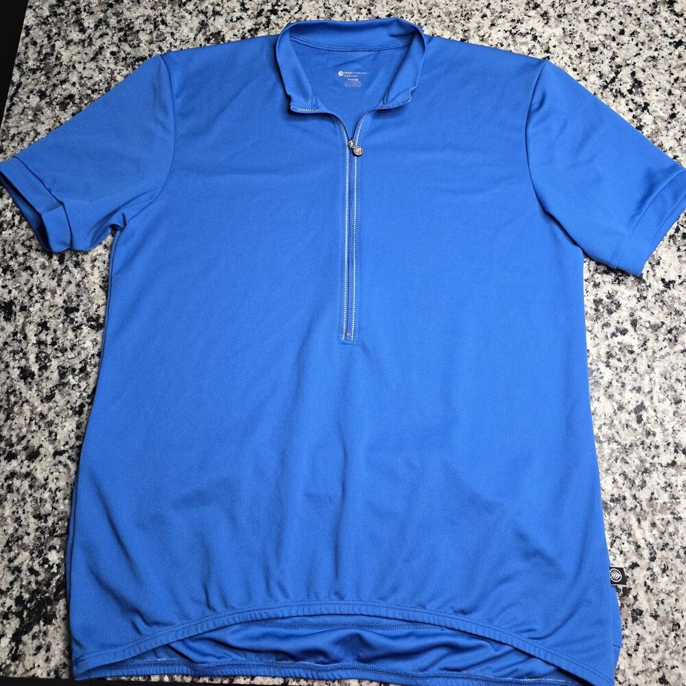 Aero Tech Designs Cyclewear Cycling Jersey XXL Blue Unisex Short Sleeve Mens